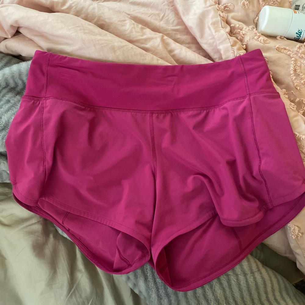 Lululemon 4in speed up shorts